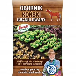 Obornik KOŃSKI 10 L. granulowany, naturalny nawóz Obornik KOŃSKI 10 L. granulowany, naturalny nawóz