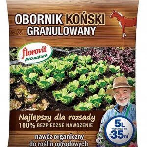Obornik KOŃSKI 5 L. granulowany, naturalny nawóz Obornik KOŃSKI 5 L. granulowany, naturalny nawóz