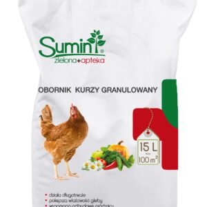 Obornik Kurzy SUMIN granulowany 15 L bio nawó Obornik Kurzy SUMIN granulowany 15 L bio nawó