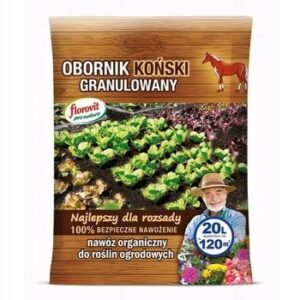 Obornik KOŃSKI 20 L. granulowany, naturalny nawóz Obornik KOŃSKI 20 L. granulowany, naturalny nawóz