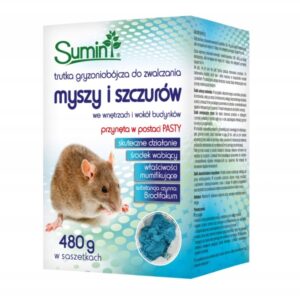 Trutka na myszy, szczury SUMIN Pasta miękka 480 g Trutka na myszy, szczury SUMIN Pasta miękka 480 g