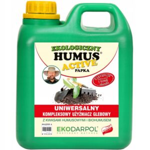 Humus Active papka 2 l. uniwersalny ekologiczny, naturalny nawóz Humus Active papka 2 l. uniwersalny ekologiczny, naturalny nawóz