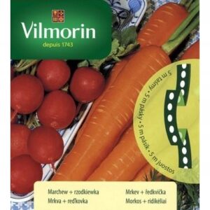 Nasiona na taśmie 5m Zestaw Marchewka + Rzodkiewka Vilmorin Nasiona na taśmie 5m Zestaw Marchewka + Rzodkiewka Vilmorin