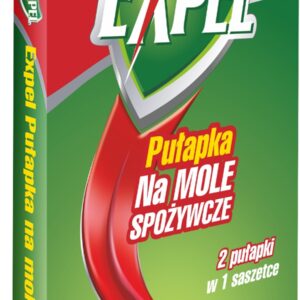 Pułapka feromonowa na mole spożywcze 2 szt. Expel działa 3 miesiące Pułapka feromonowa na mole spożywcze 2 szt. Expel działa 3 miesiące