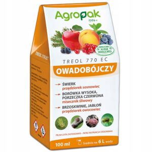 Treol 770 EC 100 ml. parafinowy, przędziorek Treol 770 EC 100 ml. parafinowy, przędziorek