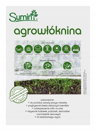 Agrowłóknina okryciowa wiosenna biała 3,20 x 5m 17 g/m² Sumin Agrowłóknina okryciowa wiosenna biała 3,20 x 5m 17 g/m² Sumin