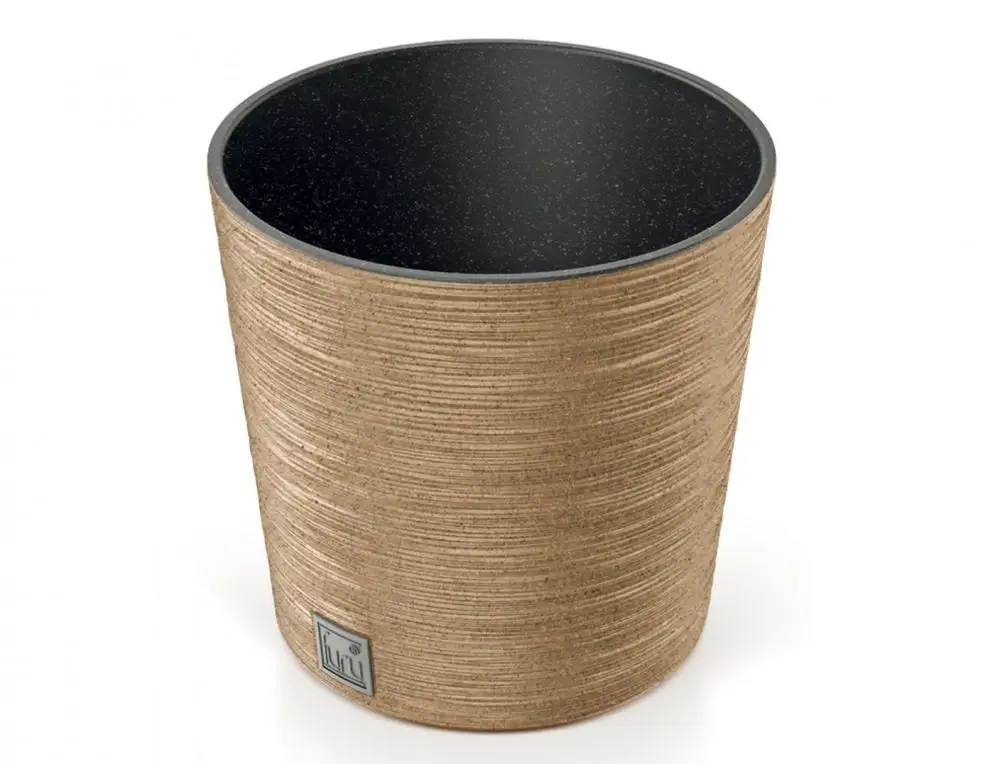 Doniczka okr. Furu Round DFR250 naturalny+wkład Prosperplast kolor drewna Doniczka okr. Furu Round DFR250 naturalny+wkład Prosperplast kolor drewna