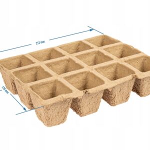 Browin doniczki papierowe 4,5x4x4,5cm 745113 zestaw 5 sztuk Browin doniczki papierowe 4,5x4x4,5cm 745113 zestaw 5 sztuk