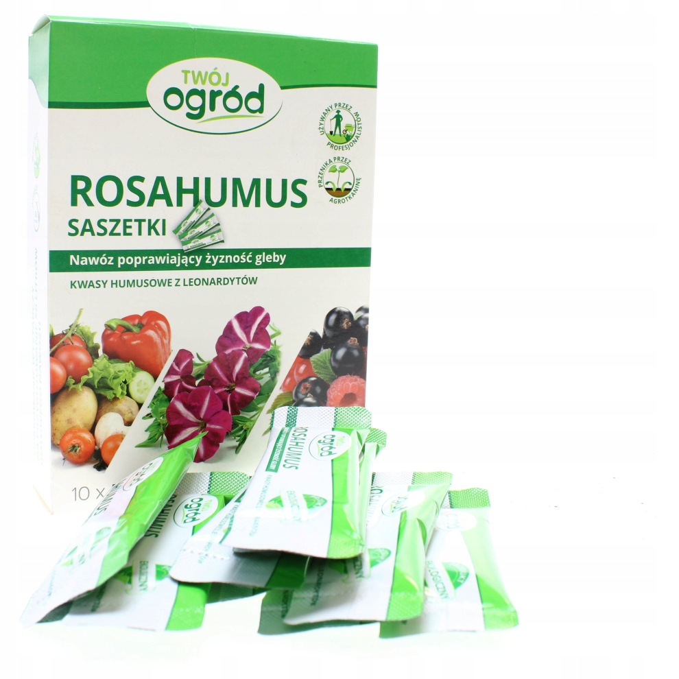 Rosahumus 10x5 g naturalny nawóz użyźniający glebę Rosahumus 10x5 g naturalny nawóz użyźniający glebę