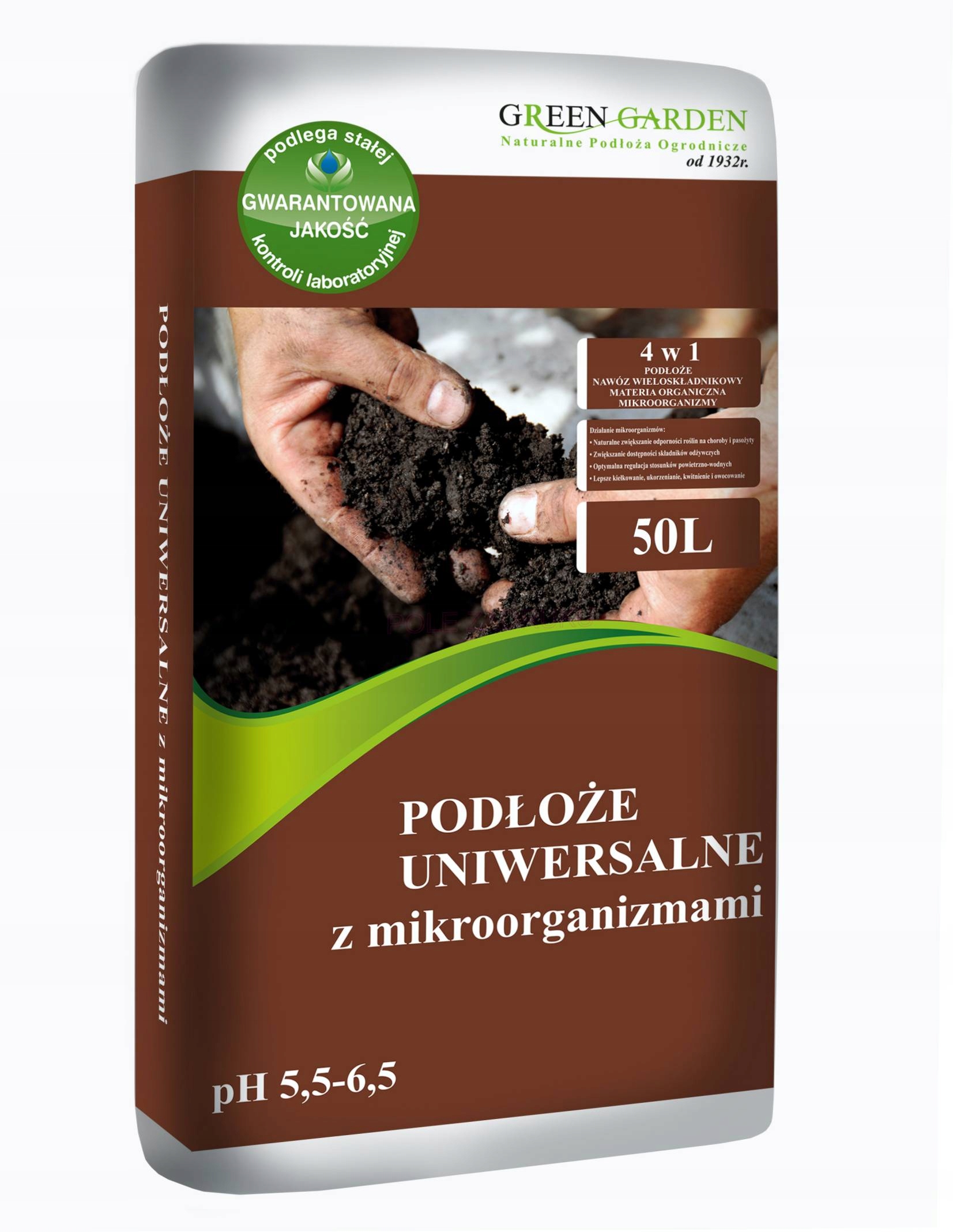 Ziemia uniwersalna z mikroorganizmami 50 l. Podłoże uniwersalne Ziemia uniwersalna z mikroorganizmami 50 l. Podłoże uniwersalne