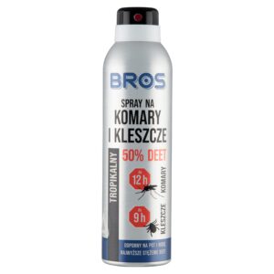 Bros spray na komary i kleszcze 180 ml. 50 % deet Bros spray na komary i kleszcze 180 ml. 50 % deet
