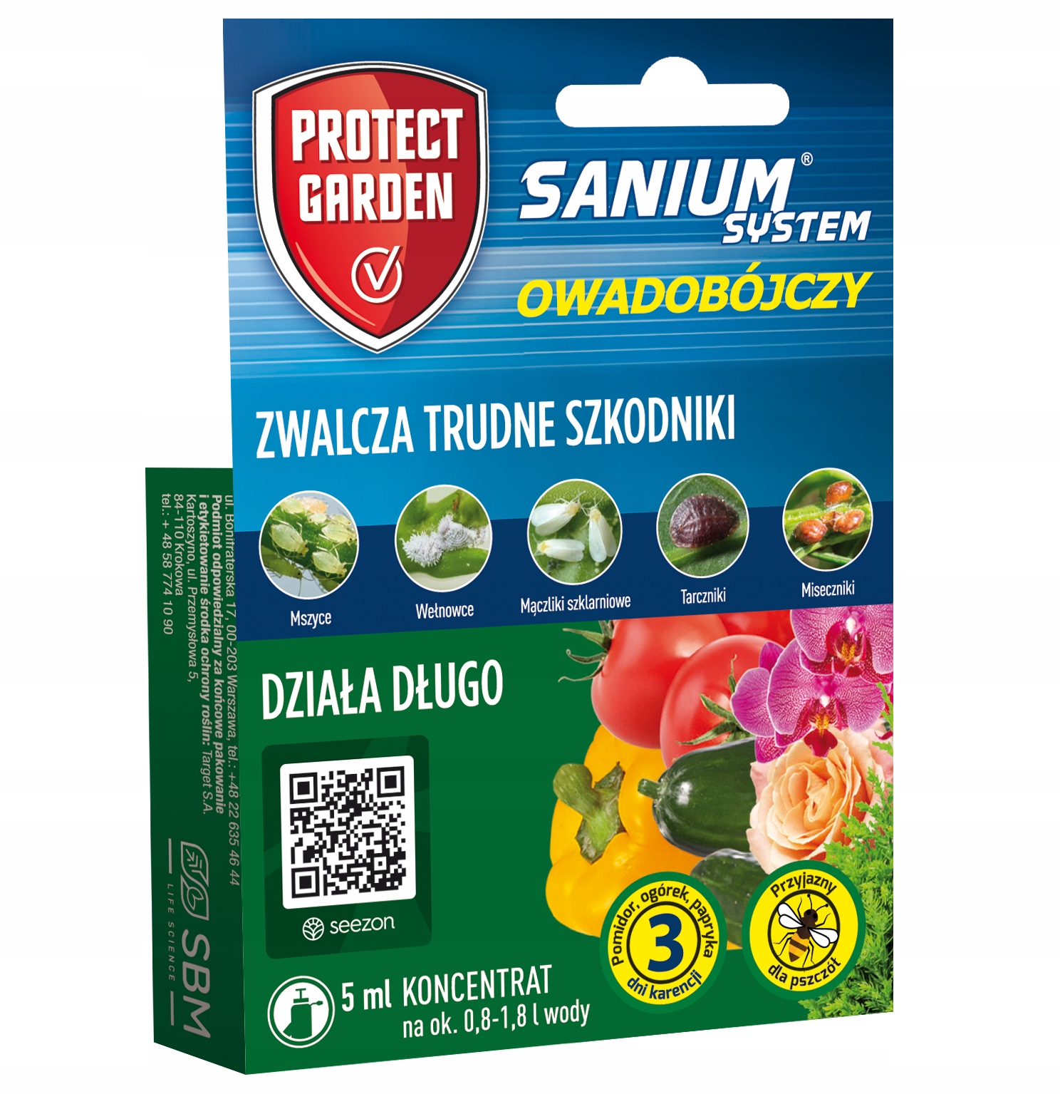 Sanium 5 ml. mszyce, mączliki długo działający Sanium 5 ml. mszyce, mączliki długo działający