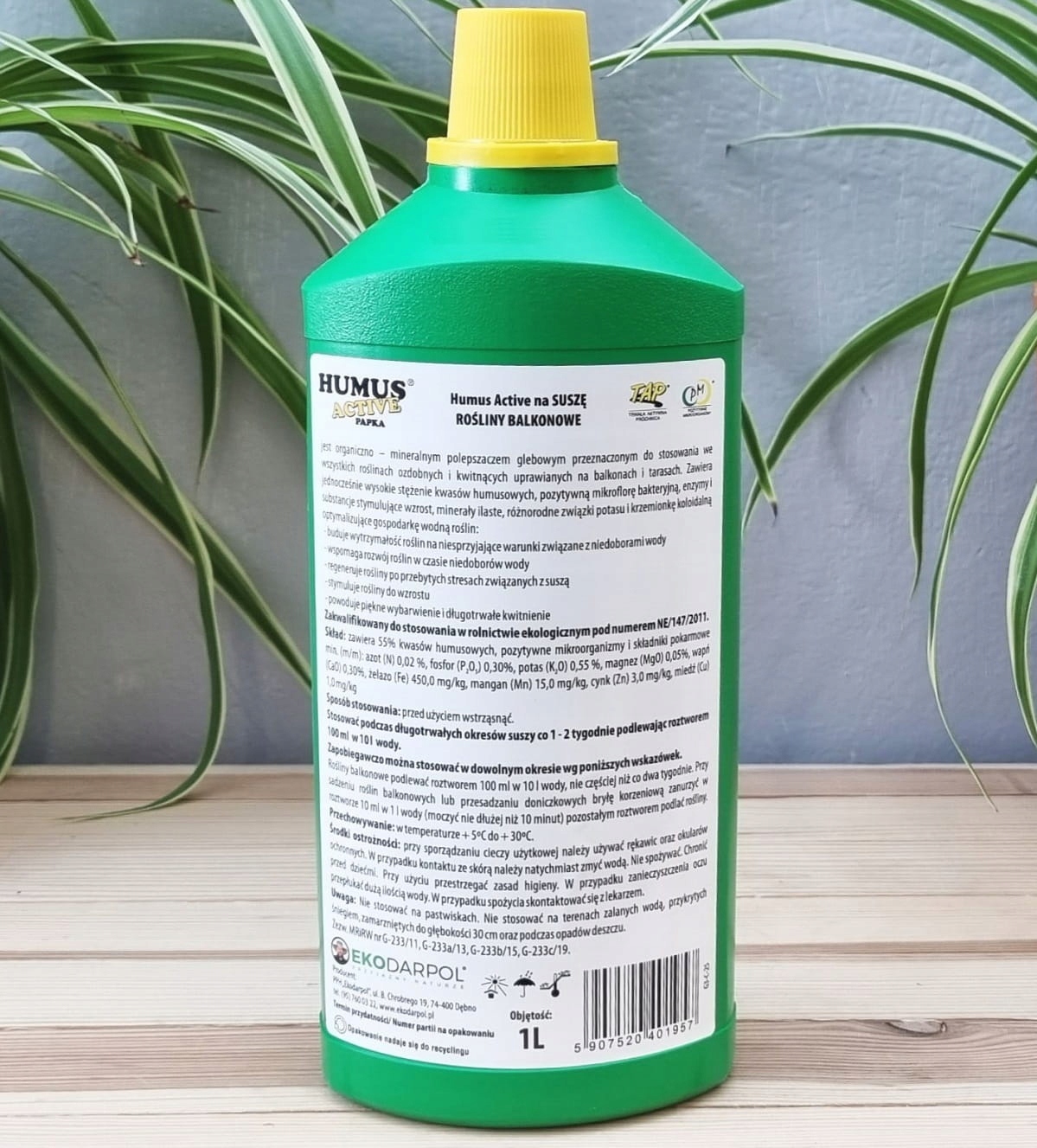 Humus Active na suszę Rośliny balkonowe 1 l. Humus łagodzący skutki suszy Humus Active na suszę Rośliny balkonowe 1 l. Humus łagodzący skutki suszy