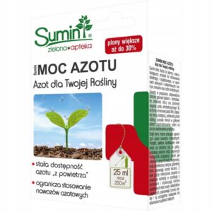 Moc Azotu 25 ml. Sumin, Azot z powietrza, nawóz zamiast posypowego Moc Azotu 25 ml. Sumin, Azot z powietrza, nawóz zamiast posypowego