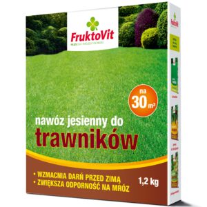 FruktoVit nawóz granulowany JESIENNY do Trawnika 1,2 kg FruktoVit nawóz granulowany JESIENNY do Trawnika 1,2 kg