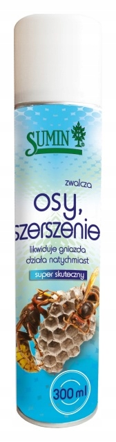 Sumin spray na osy i szerszenie 300 ml, zwalczanie gniazd na odległość Sumin spray na osy i szerszenie 300 ml, zwalczanie gniazd na odległość
