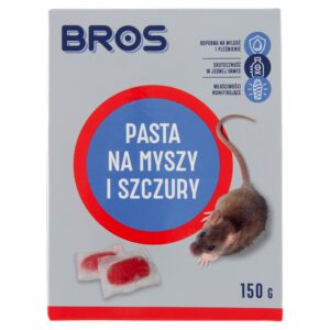 Bros trutka na myszy i szczury PASTA 150 g. trucizna na myszy Bros trutka na myszy i szczury PASTA 150 g. trucizna na myszy