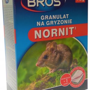 Bros trutka granulowana Nornit 140 g trucizna na Nornice Bros trutka granulowana Nornit 140 g trucizna na Nornice