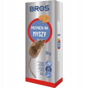 Bros wabik przynęta na myszy, szczury 20 g wabienie gryzoni Bros wabik przynęta na myszy, szczury 20 g wabienie gryzoni