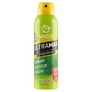 Vaco Ultramax Spray na komary 30% Deet 170ml odstraszanie komarów Vaco Ultramax Spray na komary 30% Deet 170ml odstraszanie komarów