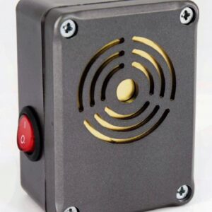 Odstraszacz dźwiękowy hermetyczny C100-T czarny na kuny, gryzonie Odstraszacz dźwiękowy hermetyczny C100-T czarny na kuny, gryzonie