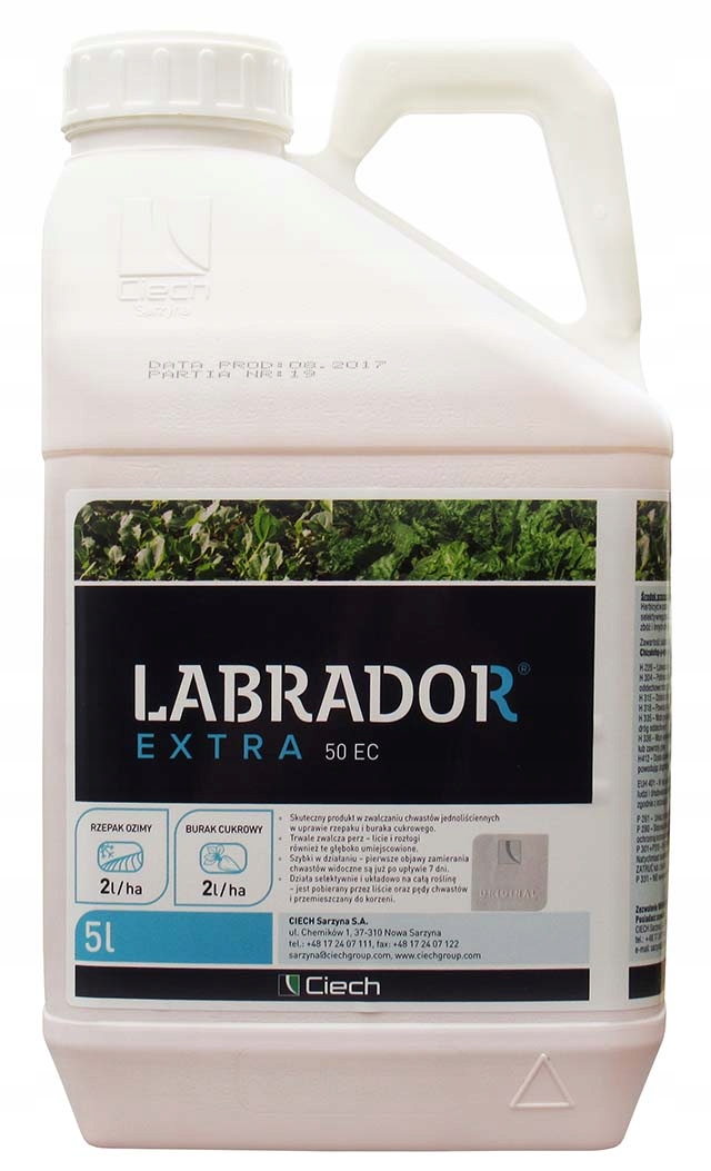 Lablador Extra 50 EC 5 l. zwalcza perz, chwasty jednoliścienne Lablador Extra 50 EC 5 l. zwalcza perz, chwasty jednoliścienne