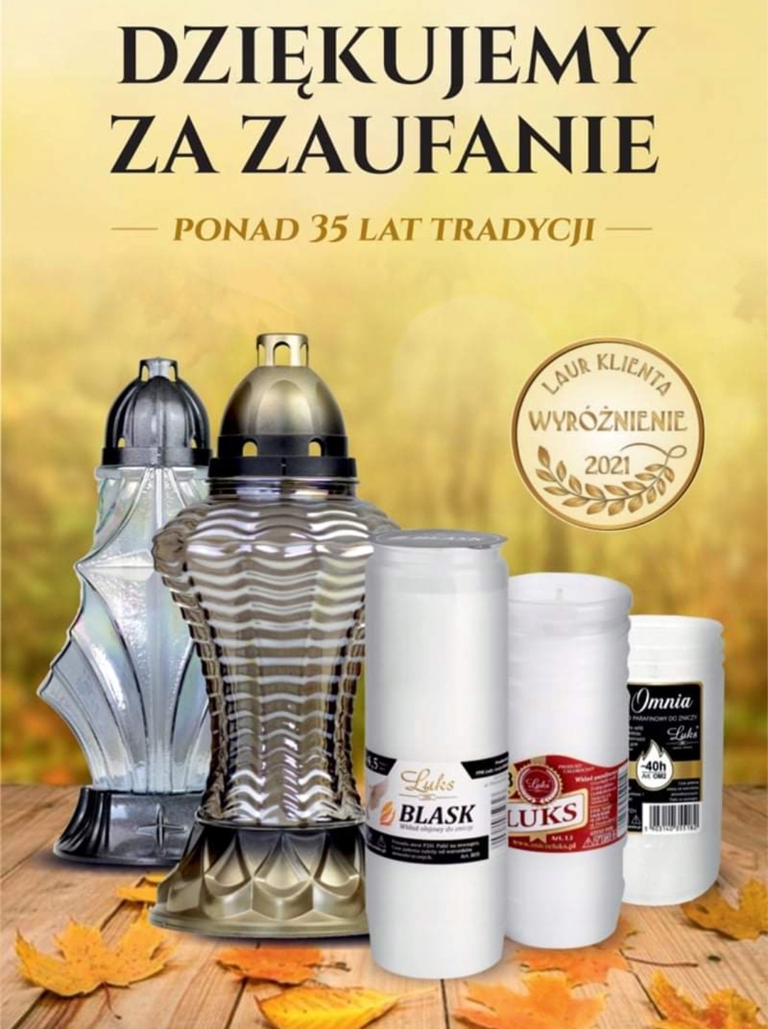 Wkład do znicza parafinowy 11,5 cm W5, LUKS czas palenia 40 h Wkład do znicza parafinowy 11,5 cm W5, LUKS czas palenia 40 h