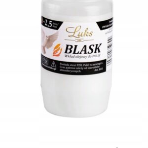 Wkład tradycyjny olejowy do zniczy BO3 Luks 9 cm czas palenia 2,5 dnia Wkład tradycyjny olejowy do zniczy BO3 Luks 9 cm czas palenia 2,5 dnia