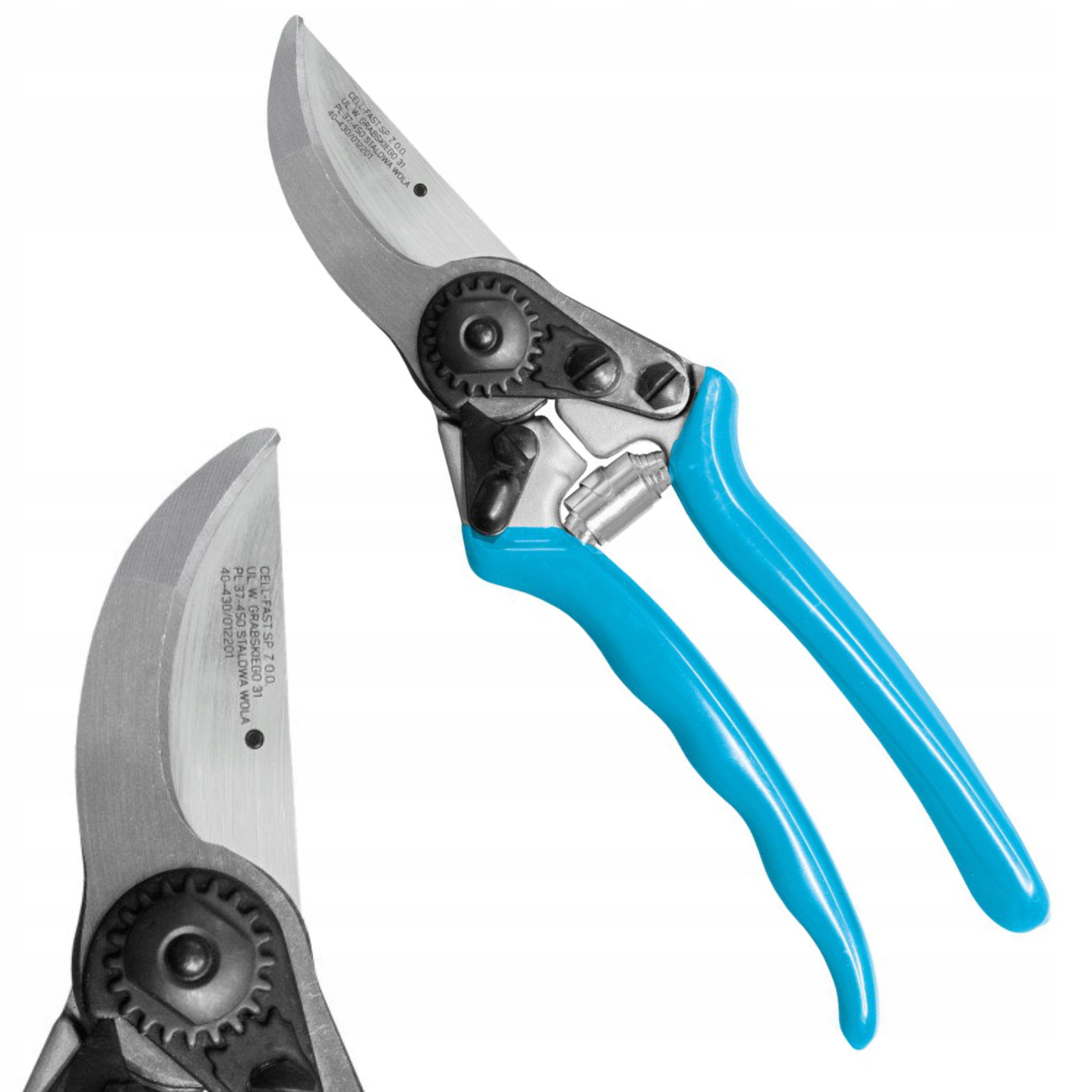 Sekator jednoręczny nożycowy 40-417 metalowy Cellfast cięcie do 2,2 cm Sekator jednoręczny nożycowy 40-417 metalowy Cellfast cięcie do 2,2 cm