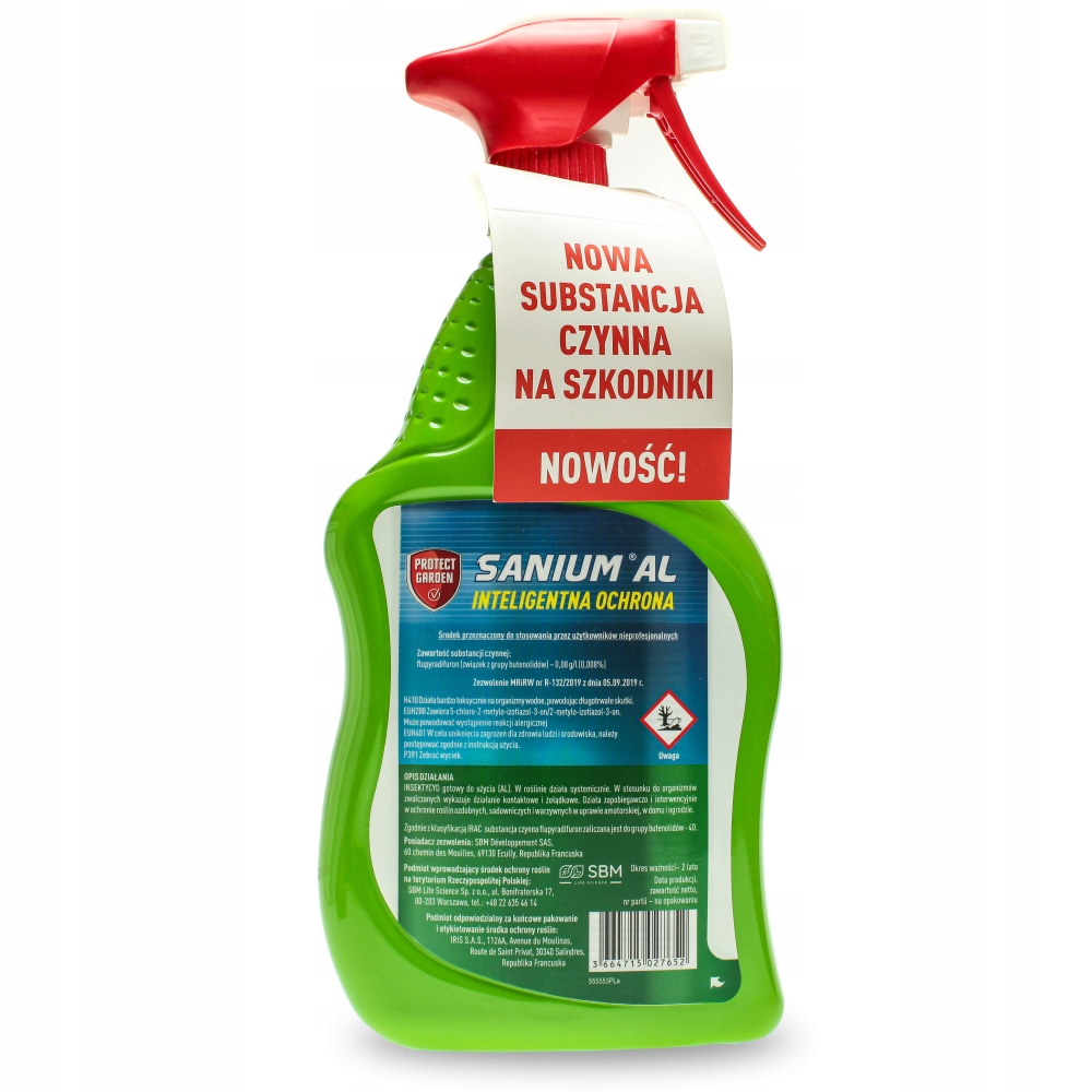 Sanium AL 1l. Gotowy produkt, mszyce, mączliki Sanium AL 1l. Gotowy produkt, mszyce, mączliki