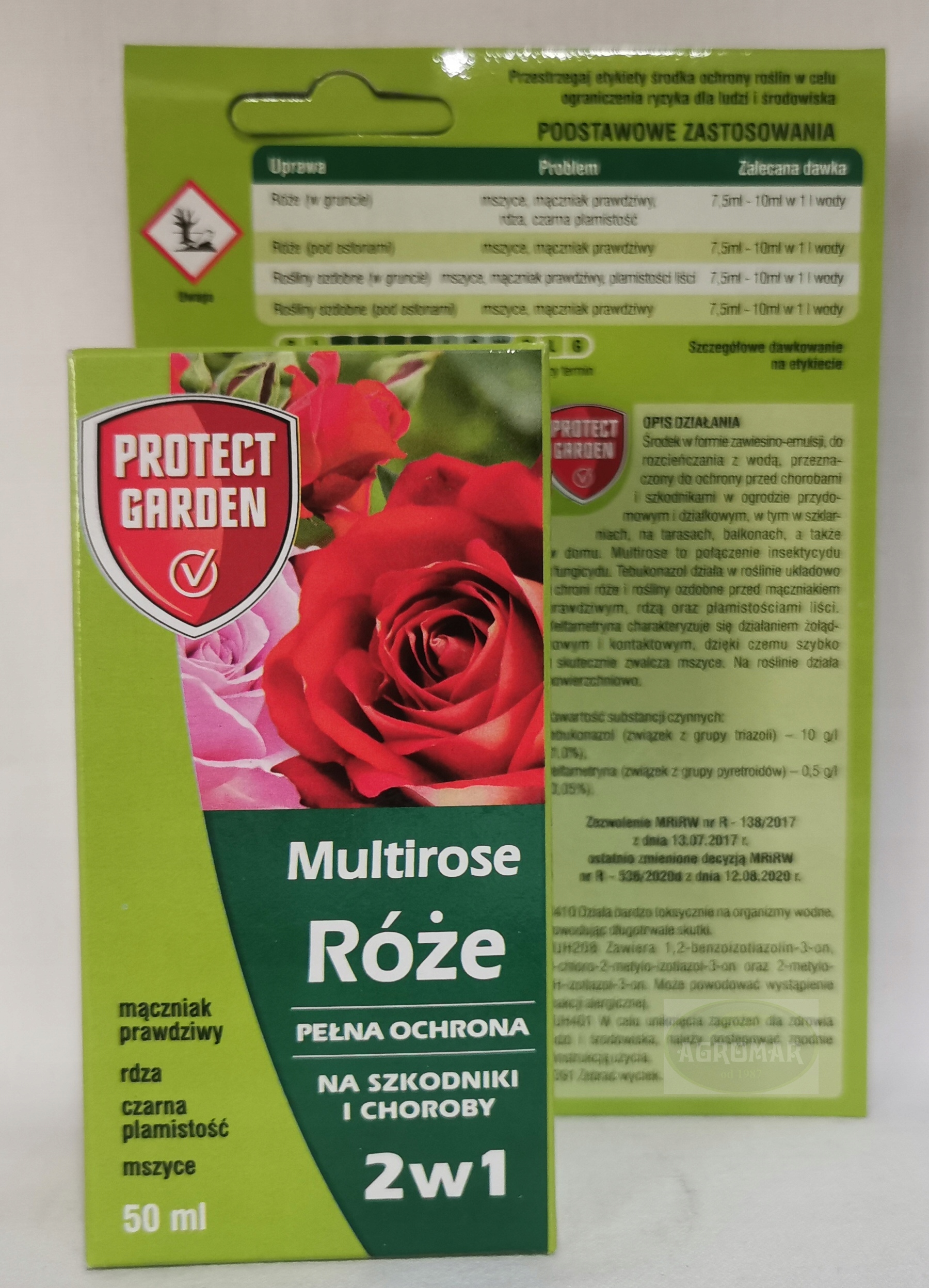 Multirose 50 ml. SBM 2w1 na choroby i szkodniki Multirose 50 ml. SBM 2w1 na choroby i szkodniki