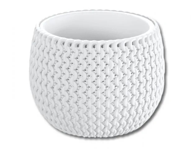 Doniczka Splofy BOWL DKSP 240 biała+wkł Prosperplast Doniczka Splofy BOWL DKSP 240 biała+wkł Prosperplast