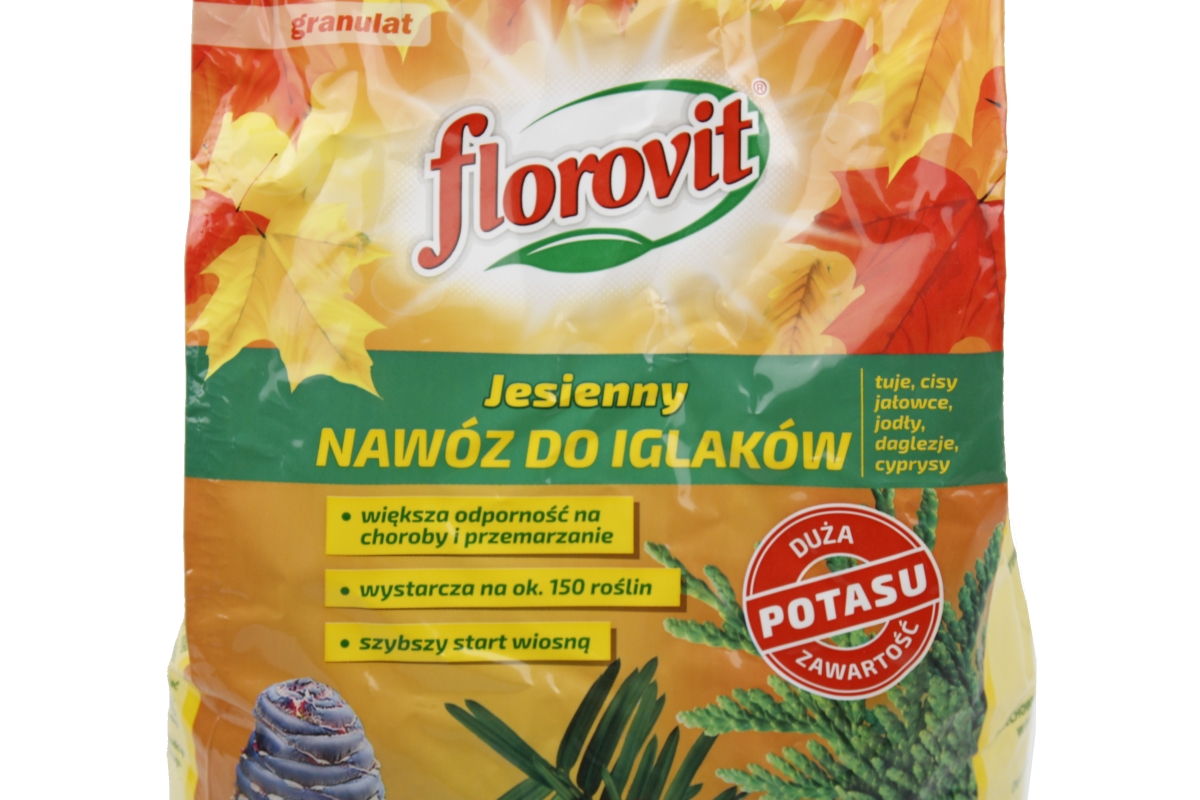 Florovit nawóz JESIENNY do iglaków tui, tuji 3 kg Florovit nawóz JESIENNY do iglaków tui, tuji 3 kg