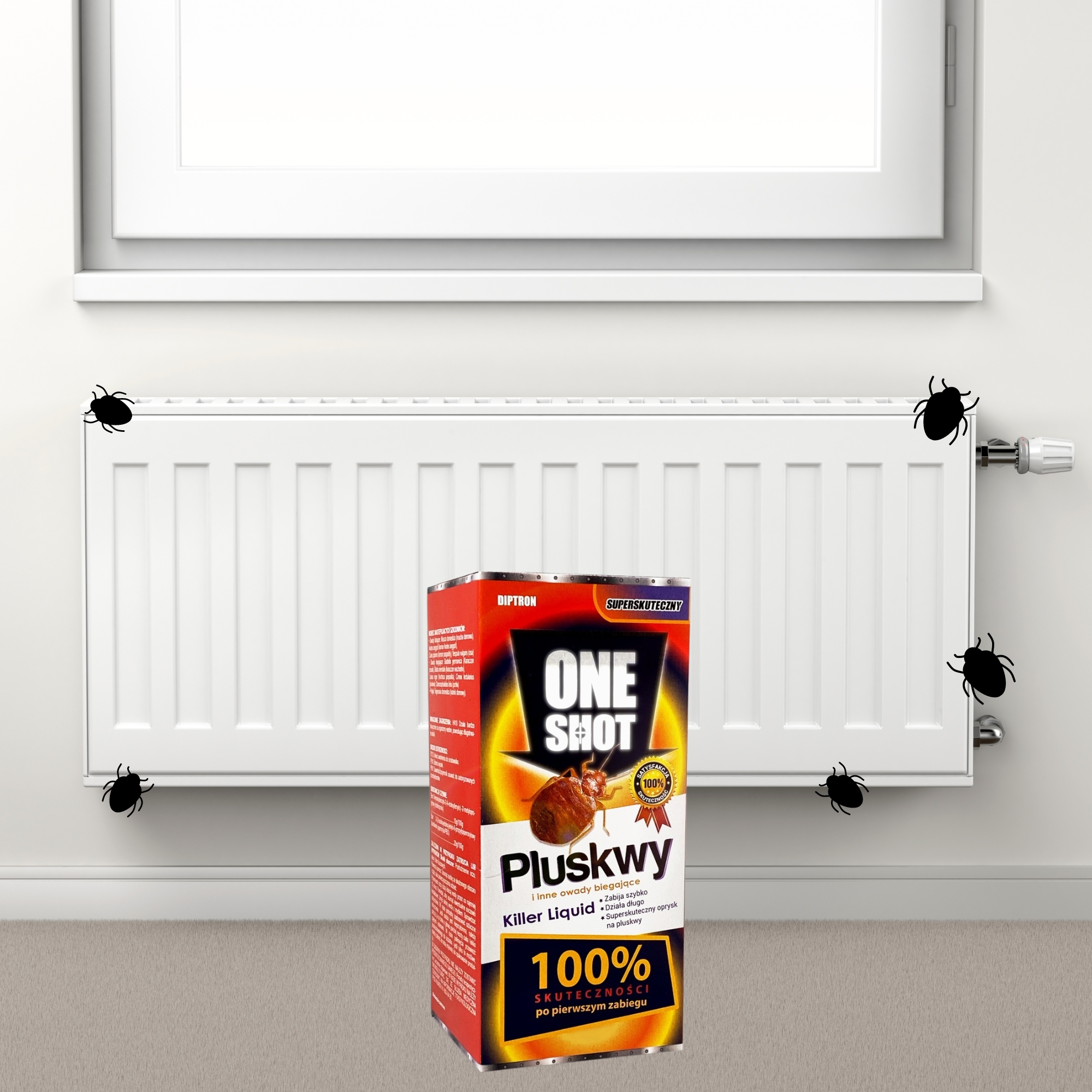 One Shot Na pluskwy 100%, 100 ml zwalczanie pluskiew, karaluchów, prusaków One Shot Na pluskwy 100%, 100 ml zwalczanie pluskiew, karaluchów, prusaków