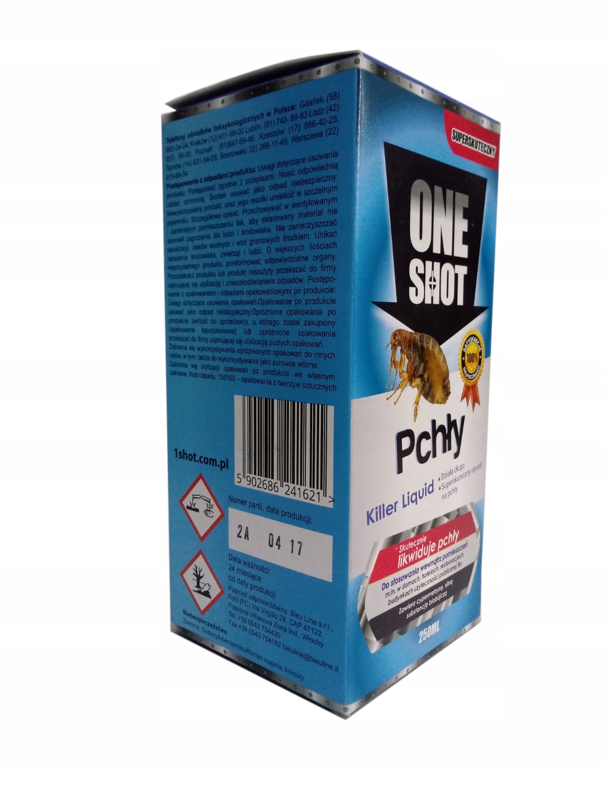 One Shot na pchły 250 ml skuteczne zwalczanie pcheł, szybki efekt One Shot na pchły 250 ml skuteczne zwalczanie pcheł, szybki efekt