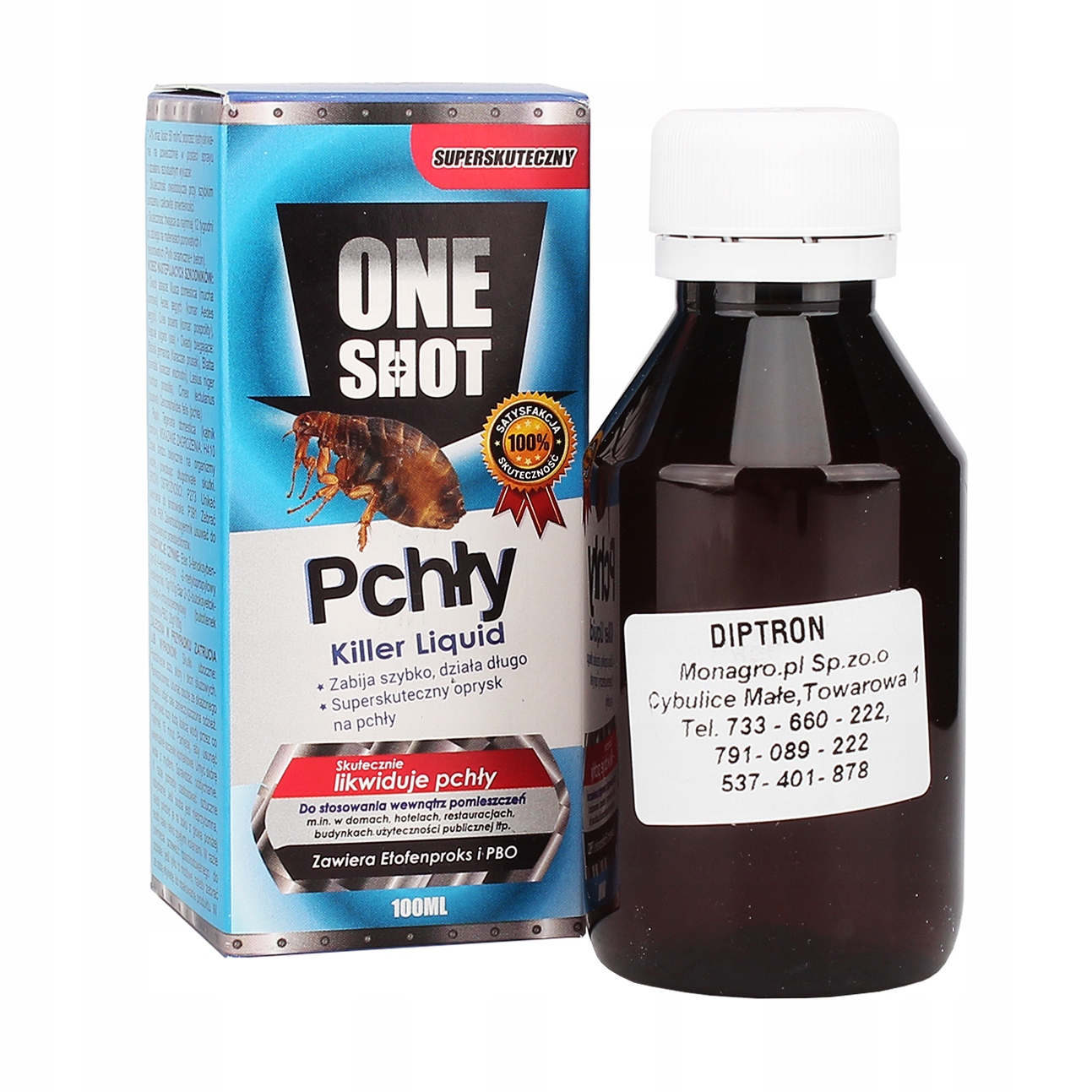 One Shot na pchły 100 ml skuteczne zwalczanie pcheł, szybki efekt One Shot na pchły 100 ml skuteczne zwalczanie pcheł, szybki efekt