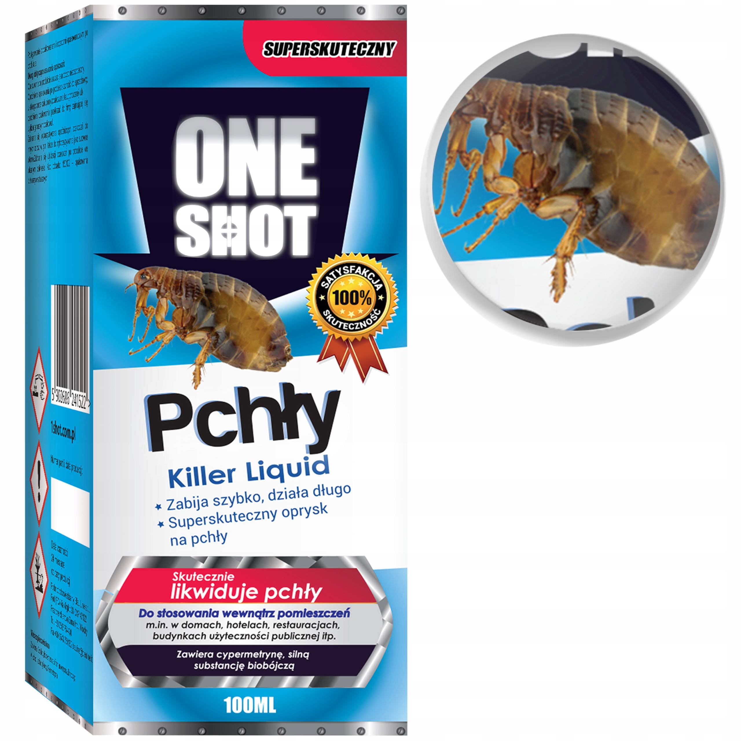 One Shot na pchły 100 ml skuteczne zwalczanie pcheł, szybki efekt One Shot na pchły 100 ml skuteczne zwalczanie pcheł, szybki efekt