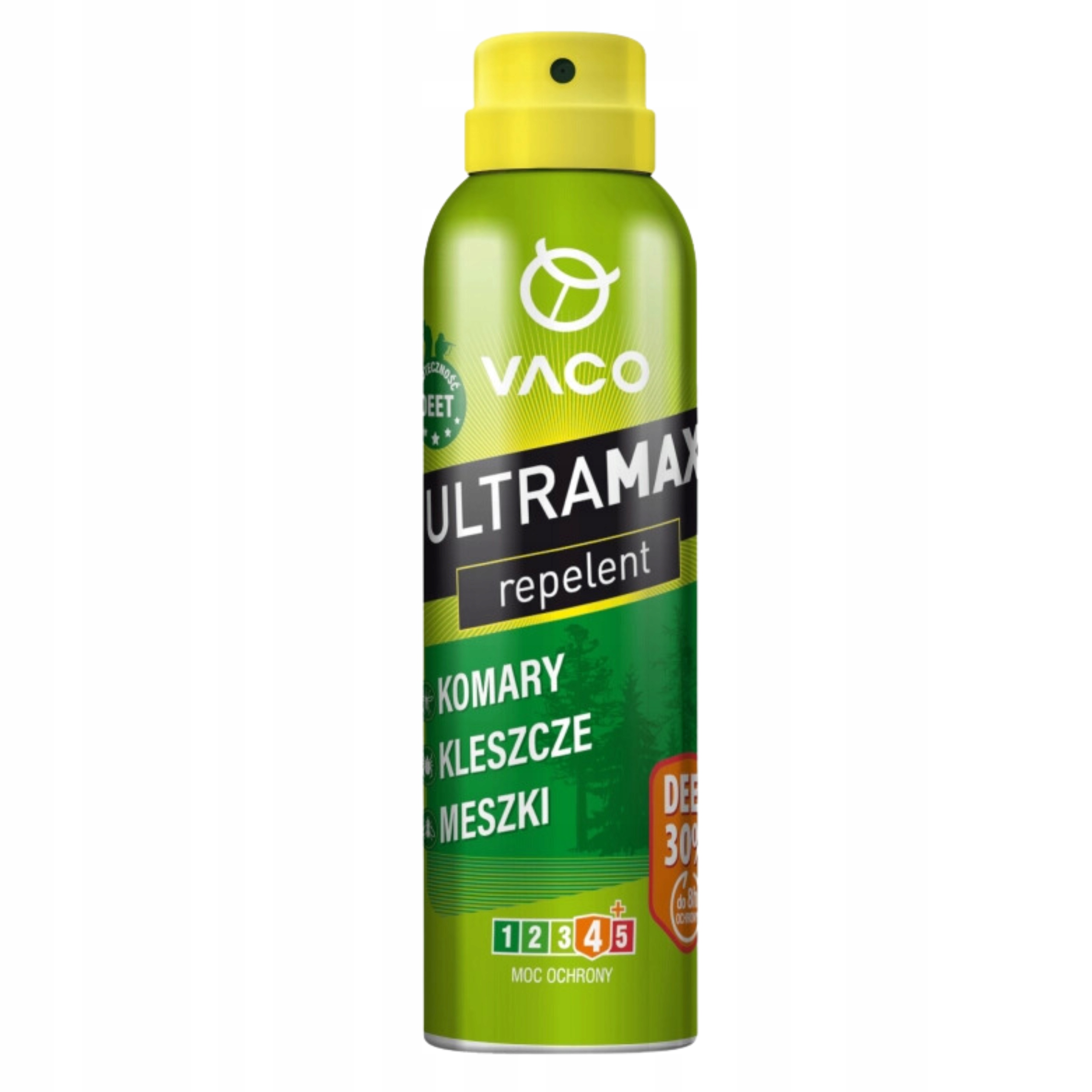 Vaco Ultramax Spray na komary 30% Deet 170ml odstraszanie komarów Vaco Ultramax Spray na komary 30% Deet 170ml odstraszanie komarów