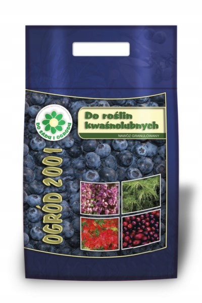 Ogród 2001 nawóz do roślin kwaśnolubnych, borówki granulowany 2kg Siarkopol Ogród 2001 nawóz do roślin kwaśnolubnych, borówki granulowany 2kg Siarkopol