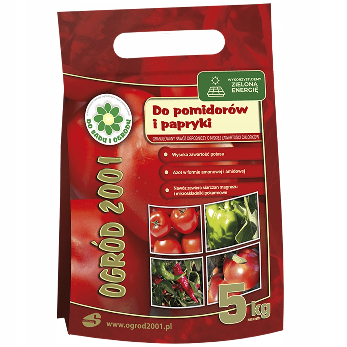 Ogród 2001 nawóz do pomidorów i papryki granulowany 5 kg Siarkopol Ogród 2001 nawóz do pomidorów i papryki granulowany 5 kg Siarkopol