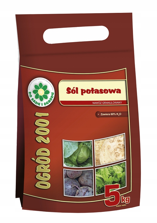 Ogród 2001 Sól Potasowa, nawóz potasowy Siarkopol kryształki 5 kg Ogród 2001 Sól Potasowa, nawóz potasowy Siarkopol kryształki 5 kg