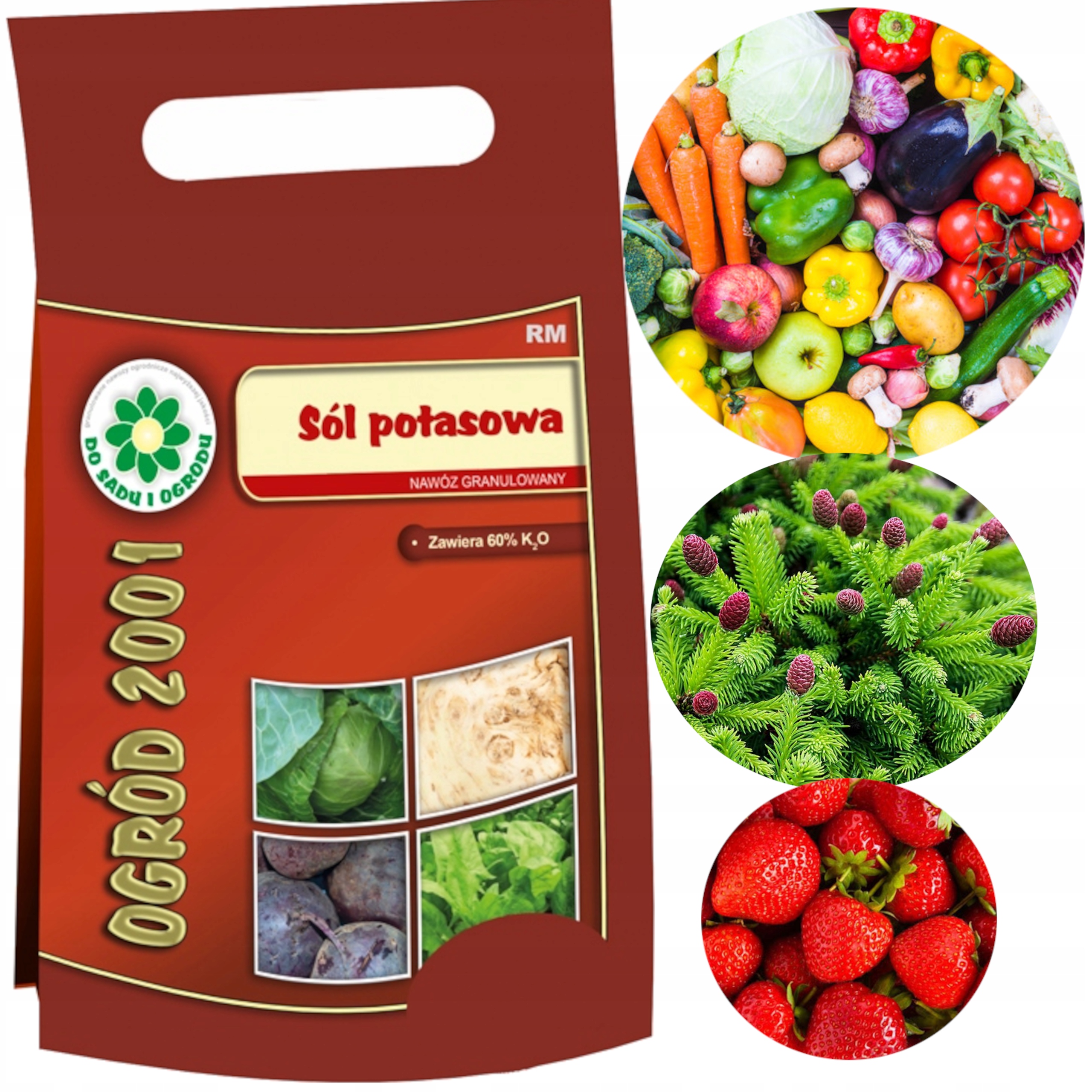 Ogród 2001 Sól Potasowa, nawóz potasowy Siarkopol kryształki 5 kg Ogród 2001 Sól Potasowa, nawóz potasowy Siarkopol kryształki 5 kg