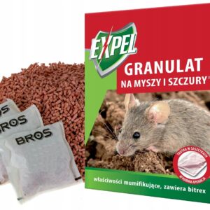 Expel trutka granulowana 140 g trucizna na myszy i szczury Expel trutka granulowana 140 g trucizna na myszy i szczury