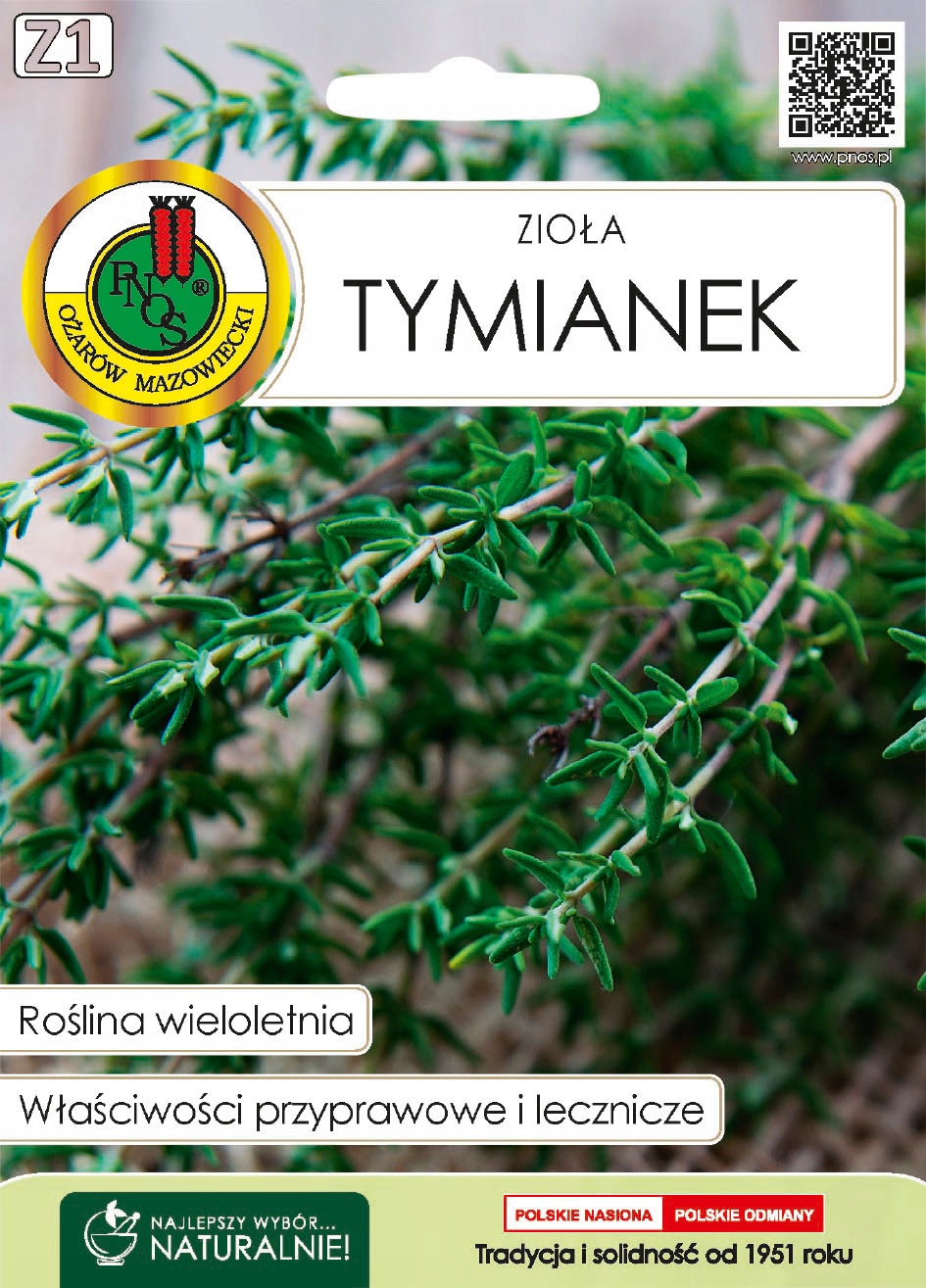 Nasiona ziół TYMIANEK 0,2g PNOS Nasiona ziół TYMIANEK 0,2g PNOS
