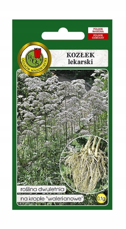Nasiona ziół Kozłek lekarski - 0,1g PNOS Nasiona ziół Kozłek lekarski - 0,1g PNOS