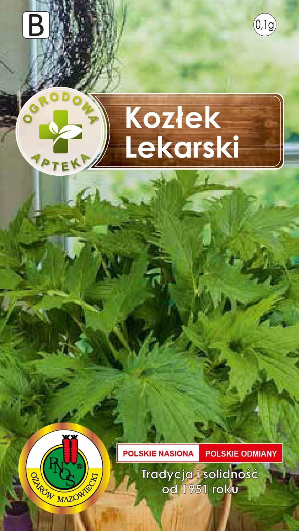 Nasiona ziół Kozłek lekarski - 0,1g PNOS Nasiona ziół Kozłek lekarski - 0,1g PNOS