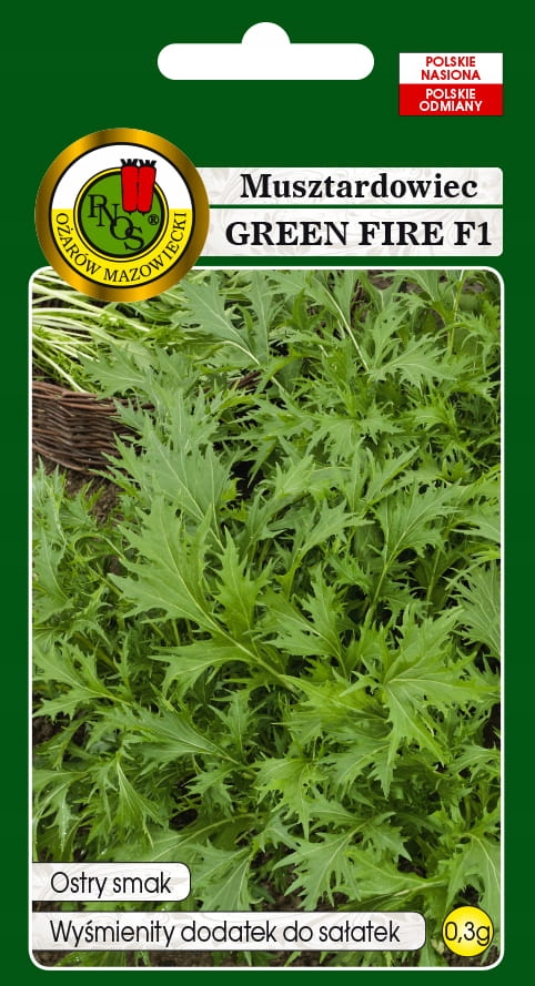 Nasiona Musztardowiec Green Fire 0,3 g PNOS Gorczyca Sarebska Nasiona Musztardowiec Green Fire 0,3 g PNOS Gorczyca Sarebska