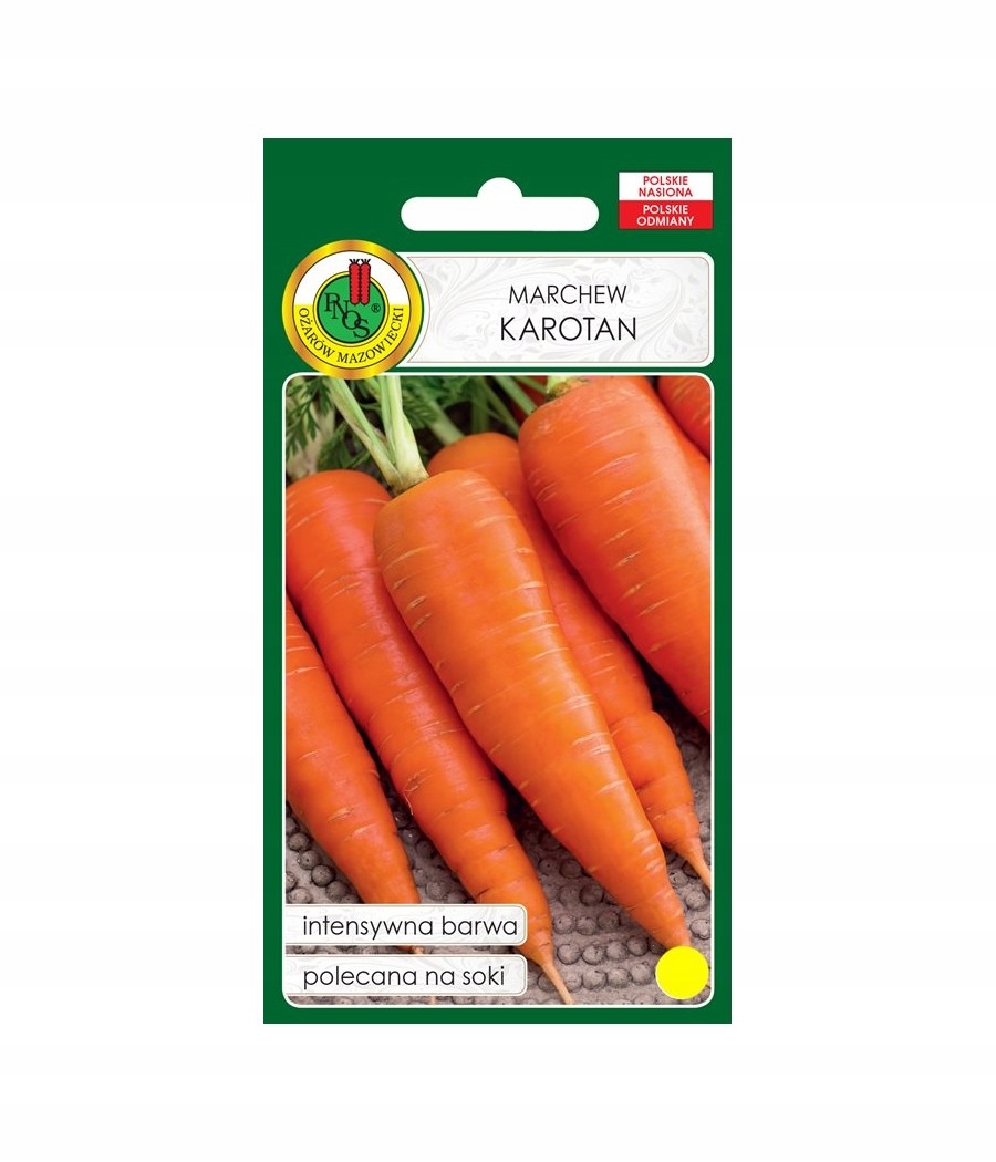 Nasiona Marchew Karotan 100g odmiana późna, świetna na soki PNOS Ożarów Nasiona Marchew Karotan 100g odmiana późna, świetna na soki PNOS Ożarów