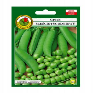 Nasiona Groch Sześciotygodniowy 50g łuskowy, groch 6-tyg. PNOS Nasiona Groch Sześciotygodniowy 50g łuskowy, groch 6-tyg. PNOS
