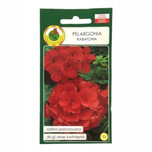 Nasiona Pelargonia rabatowa nasiona F1 10n czerwona PNOS Nasiona Pelargonia rabatowa nasiona F1 10n czerwona PNOS